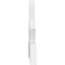 Ekena Millwork Vanguard Architectural Grade PVC Gable Bracket, 36"W x 22 1/2"H x 2"D x 4"F, 15/12 Pitch GBP036X23X0204VAN00 - alternate 5